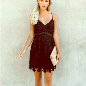 VICI - New!! Black Crochet Lace Dress 👗